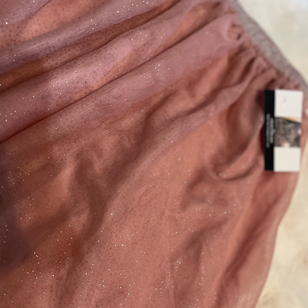 RESERVED- L & XL•Twice Chic Boutique Brynn Perfectly Blush Pink Tulle Skirt - Picture 7 of 16